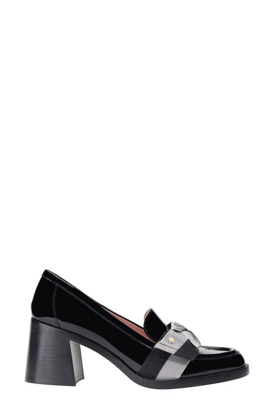 Shop Kate Spade Leandra Block Heel Loafer In Black Multi.