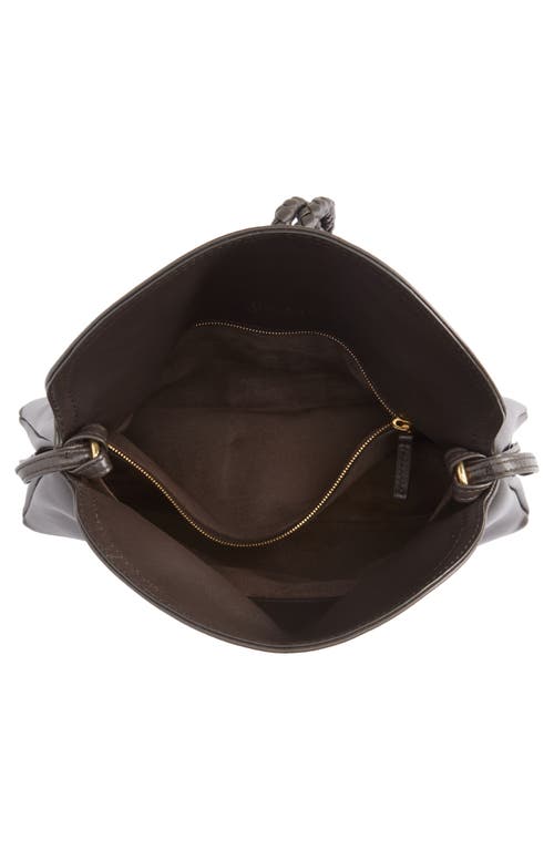 Bottega Veneta Small Liberta Leather Shoulder Bag In 2190 Fondant-m Brass