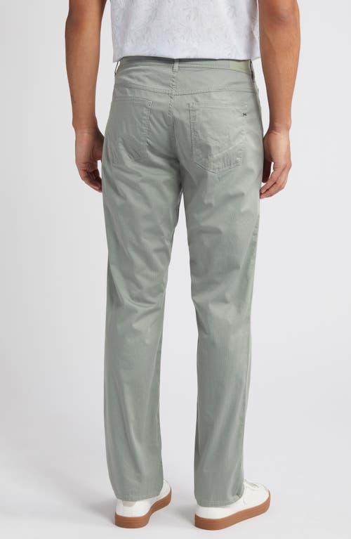 Brax Cooper Microprint Ultralight Five-pocket Pants In Avocado