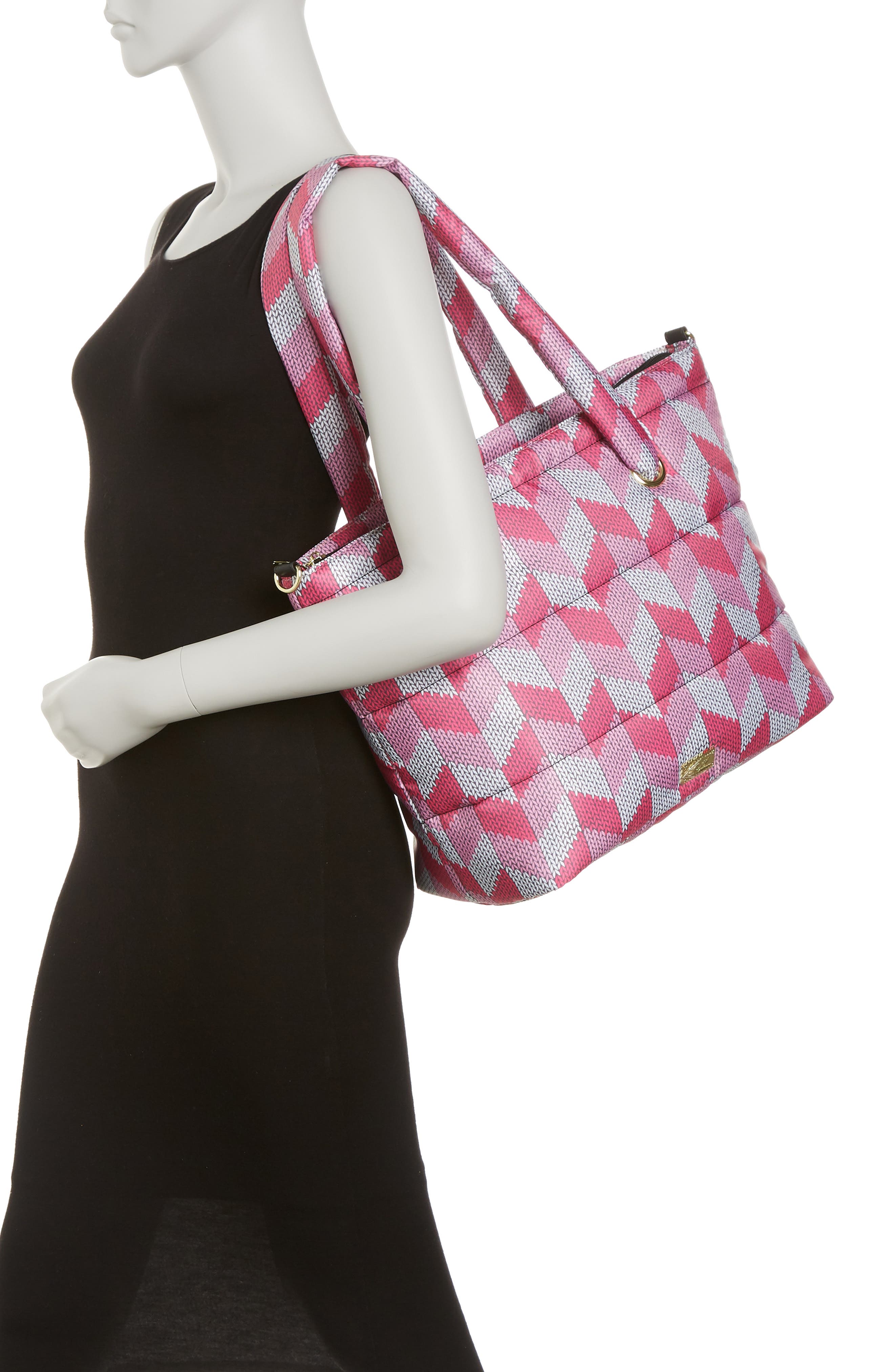 Betsey Johnson Bravert Quilted Weekend Tote Bag In Pink Multi | ModeSens