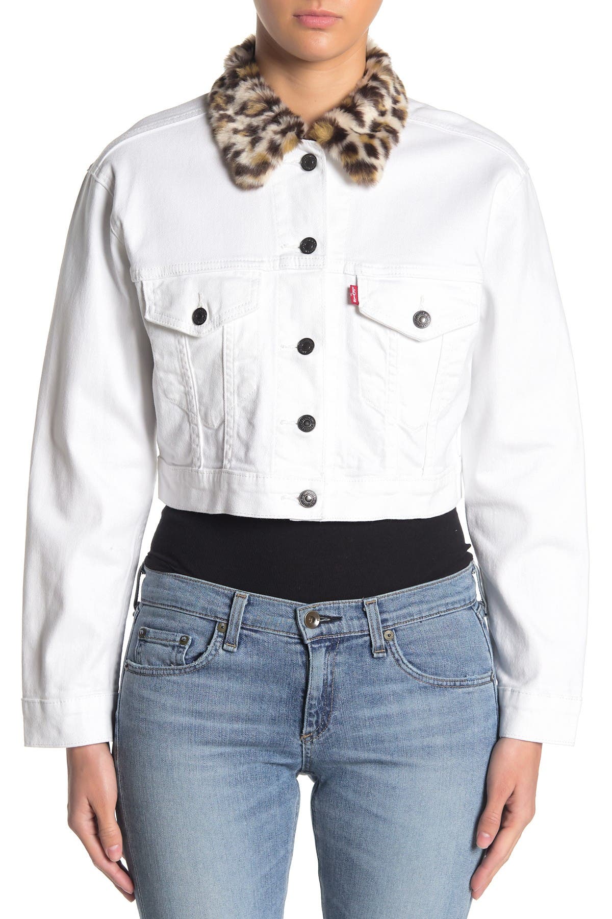 levi's leopard jacket
