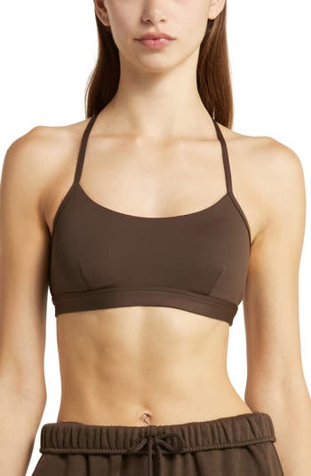 Airlift Intrigue Bra in Espresso by Alo Yoga - International
