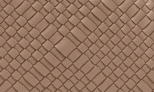 Anne Klein Grid Woven Crossbody In Truffle