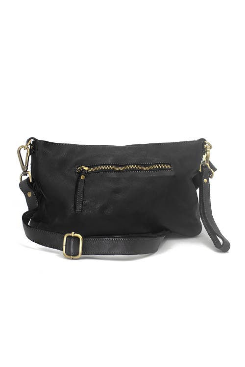 Bolsa Nova Laura Woven Crossbody In Black