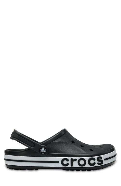 Crocs Bayaband Comfort Clog In Black/white