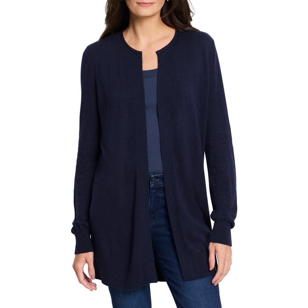 Nic + Zoe Nic & Zoe Perk Up Cardigan In Dark Indigo