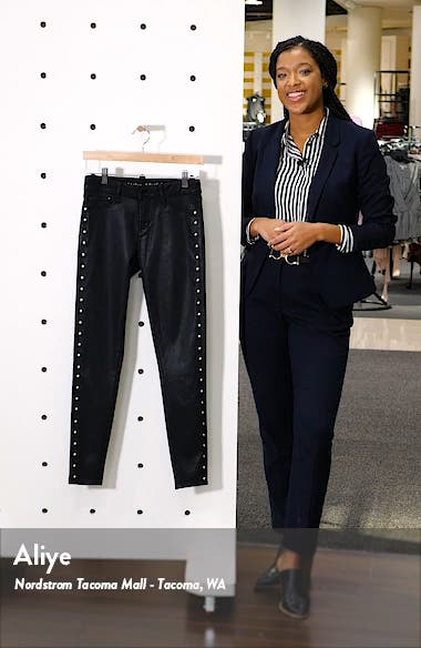 articles of society sarah coated skinny jeans