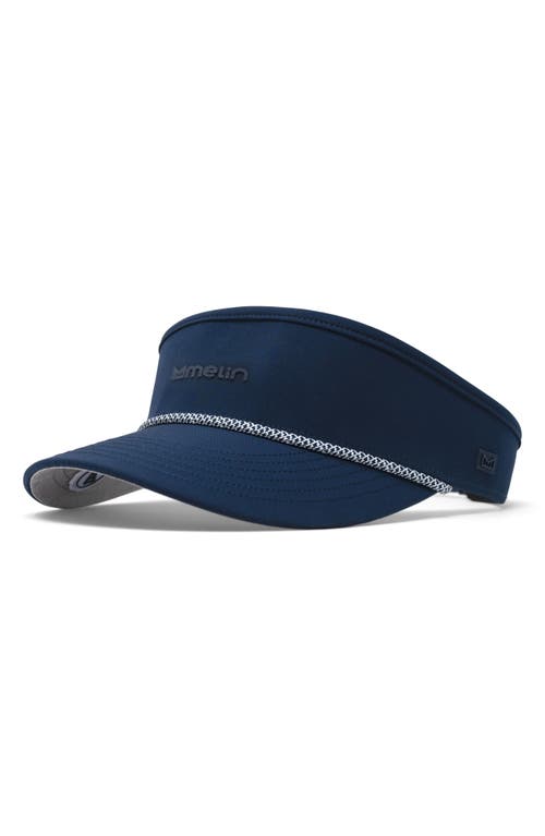 Shop Melin Coast Hydro Performance Snapback Visor In Navy