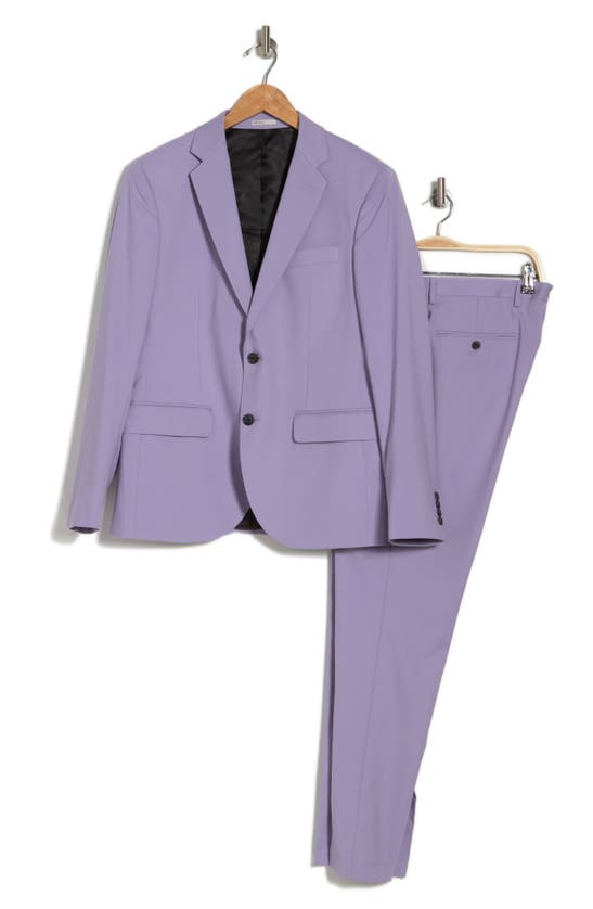 Nordstrom Rack Extra Trim Fit Suit In Purple Wonder