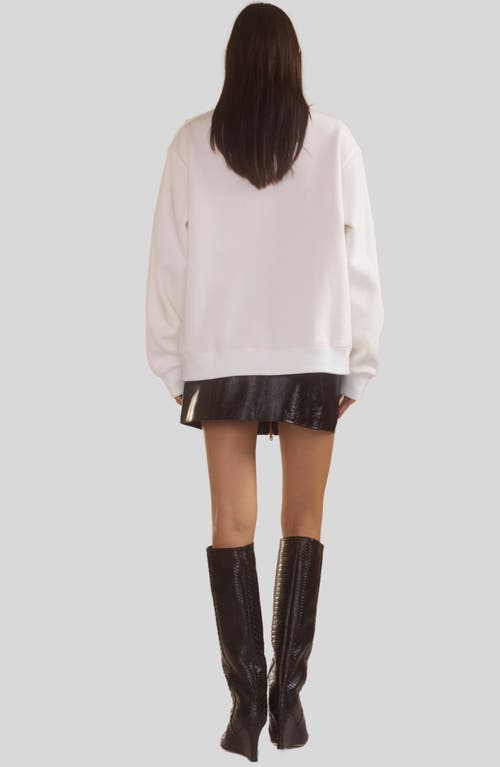 CYNTHIA ROWLEY CYNTHIA ROWLEY SHOULDER BUTTONS SWEATSHIRT