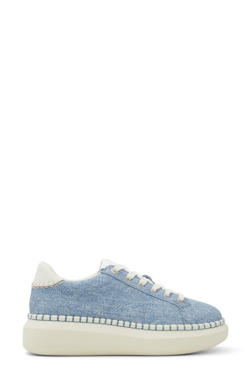 Shop Roxy Stellar Platform Sneaker In Denim