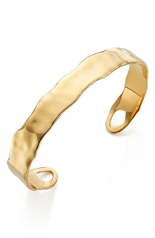 Siren Muse Thin Cuff in Yellow Gold