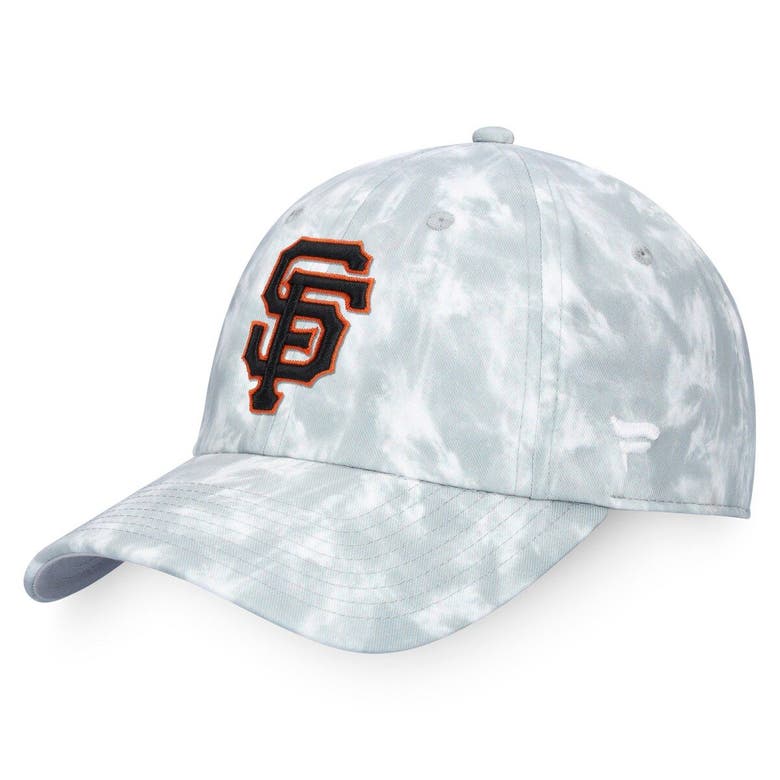 Majestic Gray San Francisco Giants Smoke-dye Adjustable Hat