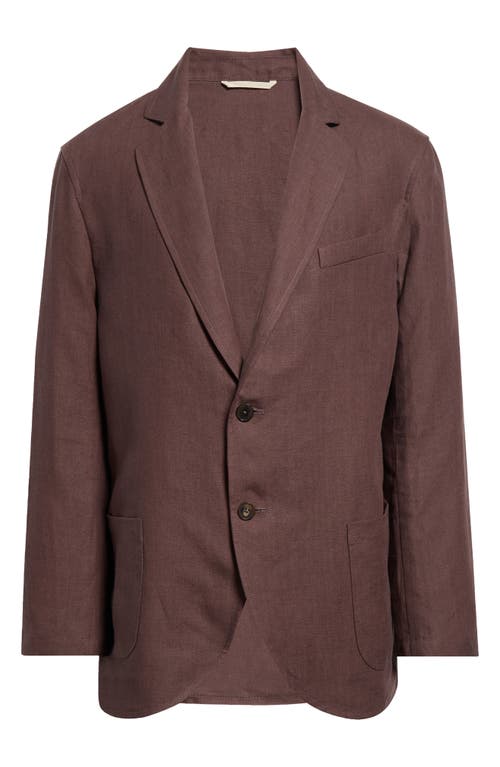 Shop De Bonne Facture Essential Super 130s Wool Sport Coat In Plum