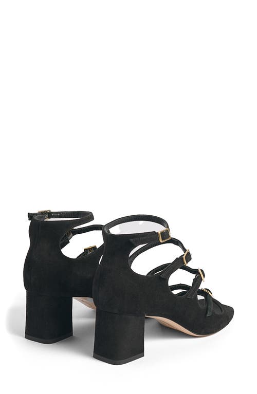 Shop Marion Parke Francine Ankle Strap Sandal In Black