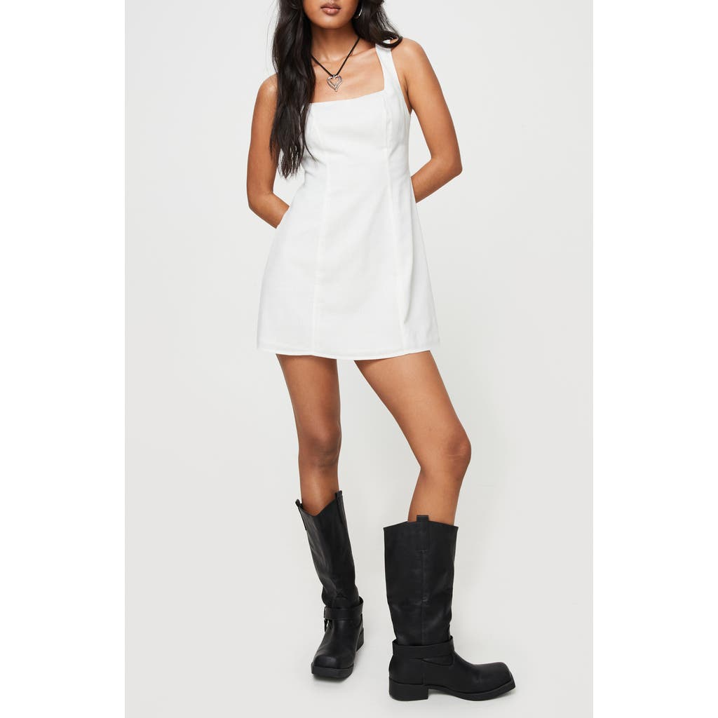 princess polly summer mini dress Summer Break Mini Dress White
