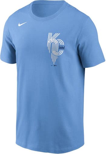 Nike Men's Nike Light Blue Kansas City Royals Wordmark Legend Performance T- Shirt