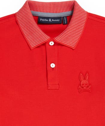 Psycho bunny red store polo