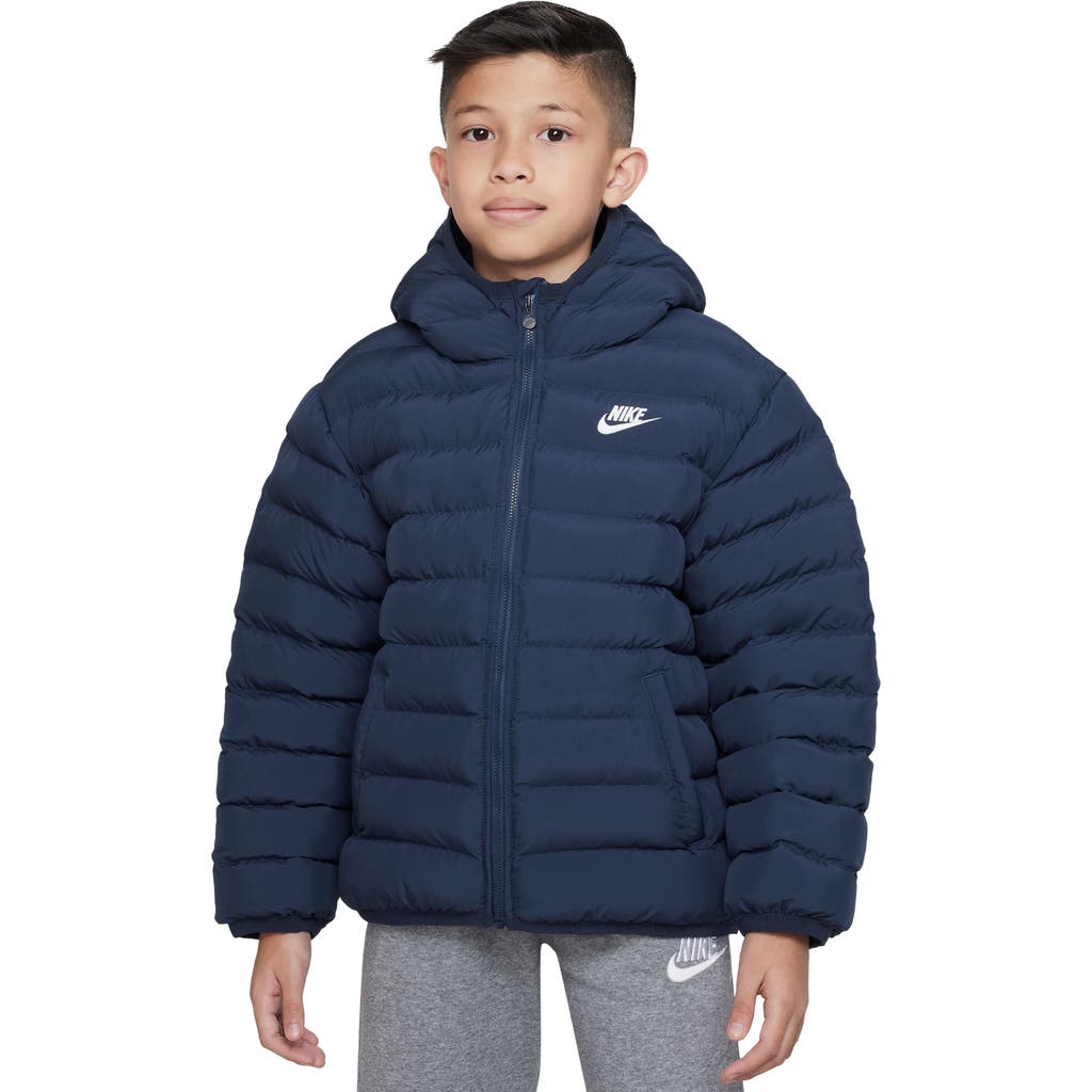 Nike Kids' Sportswear Insulated Puffer Jacket In Blue