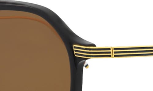 THOM BROWNE THOM BROWNE 55MM PILOT SUNGLASSES 