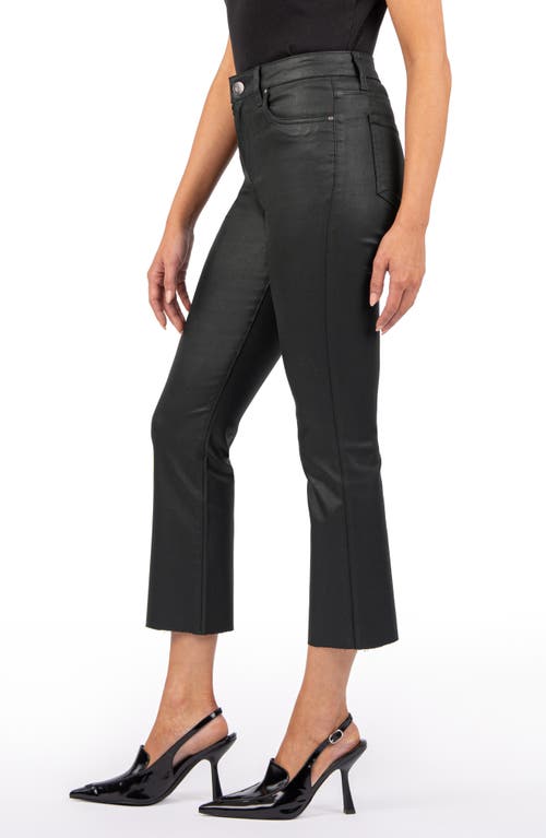 Shop Kut From The Kloth Kelsey Crop Kick Flare Jeans In Evergreen