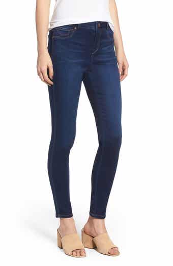 QISIWOLE Women's Skinny Jeans Stretchy, Mid-Rise Soft Denim Leggings with  Pockets Classic Slim Fit, Breathable Cotton Blend