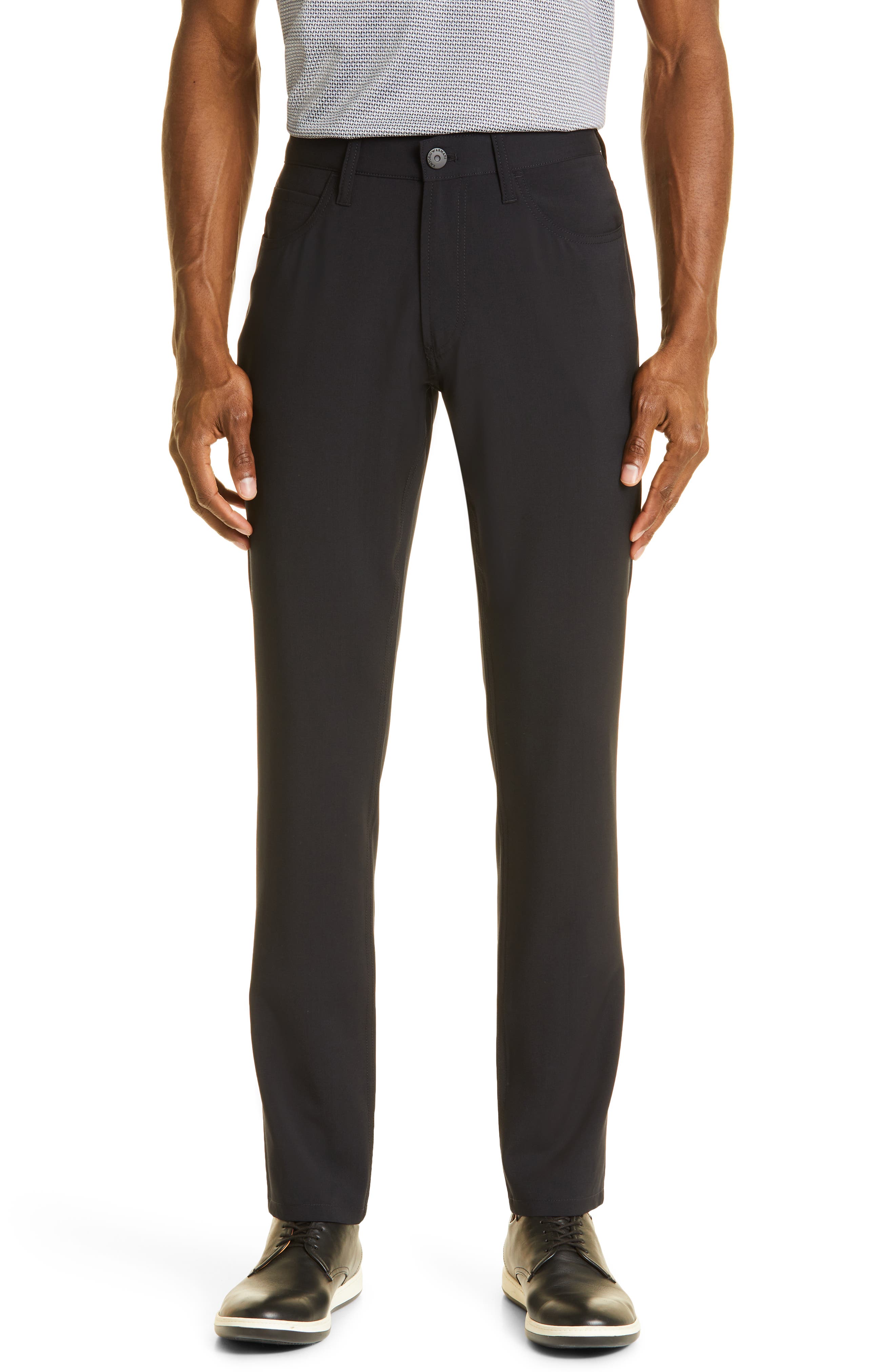 armani pants black