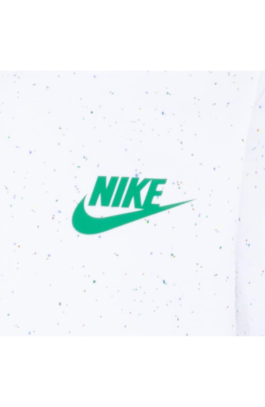 Shop Nike Kids' Sportswear Ringer Graphic T-shirt In White