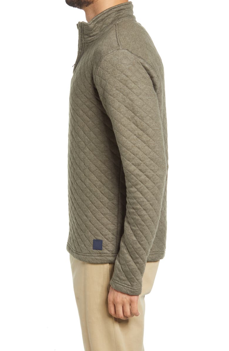 Vintage 1946 Men's Quilted Quarter Zip Pullover, Alternate, color,