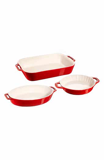 Staub Ceramic 10.5-inch X 7.5-inch Rectangular Baking Dish - White : Target