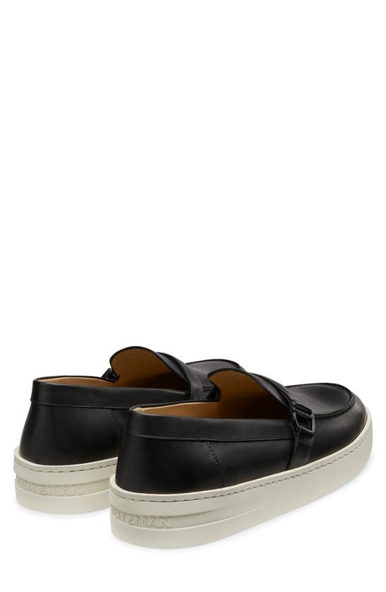 Shop Stuart Weitzman Hamptons Buckle Loafer In Black