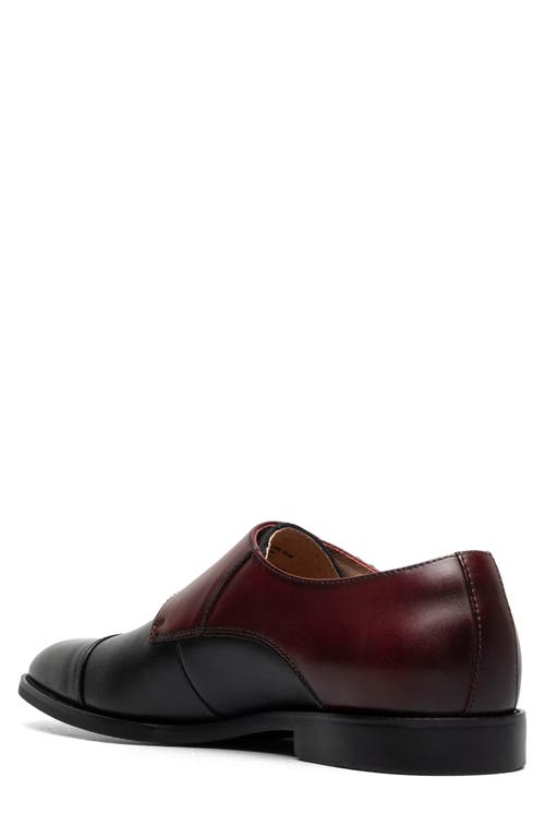 Stacy Adams Raythorne Double Monk Strap Shoe In Black Multi