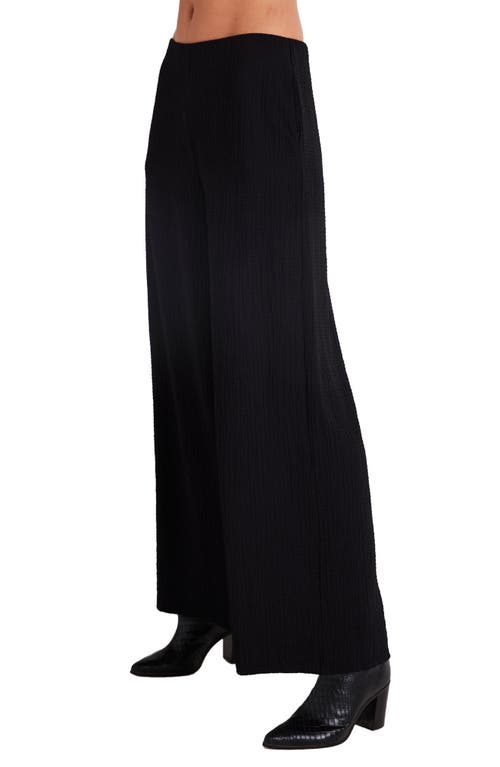 Shop Bella Dahl Clean Wide Leg Pants In Black