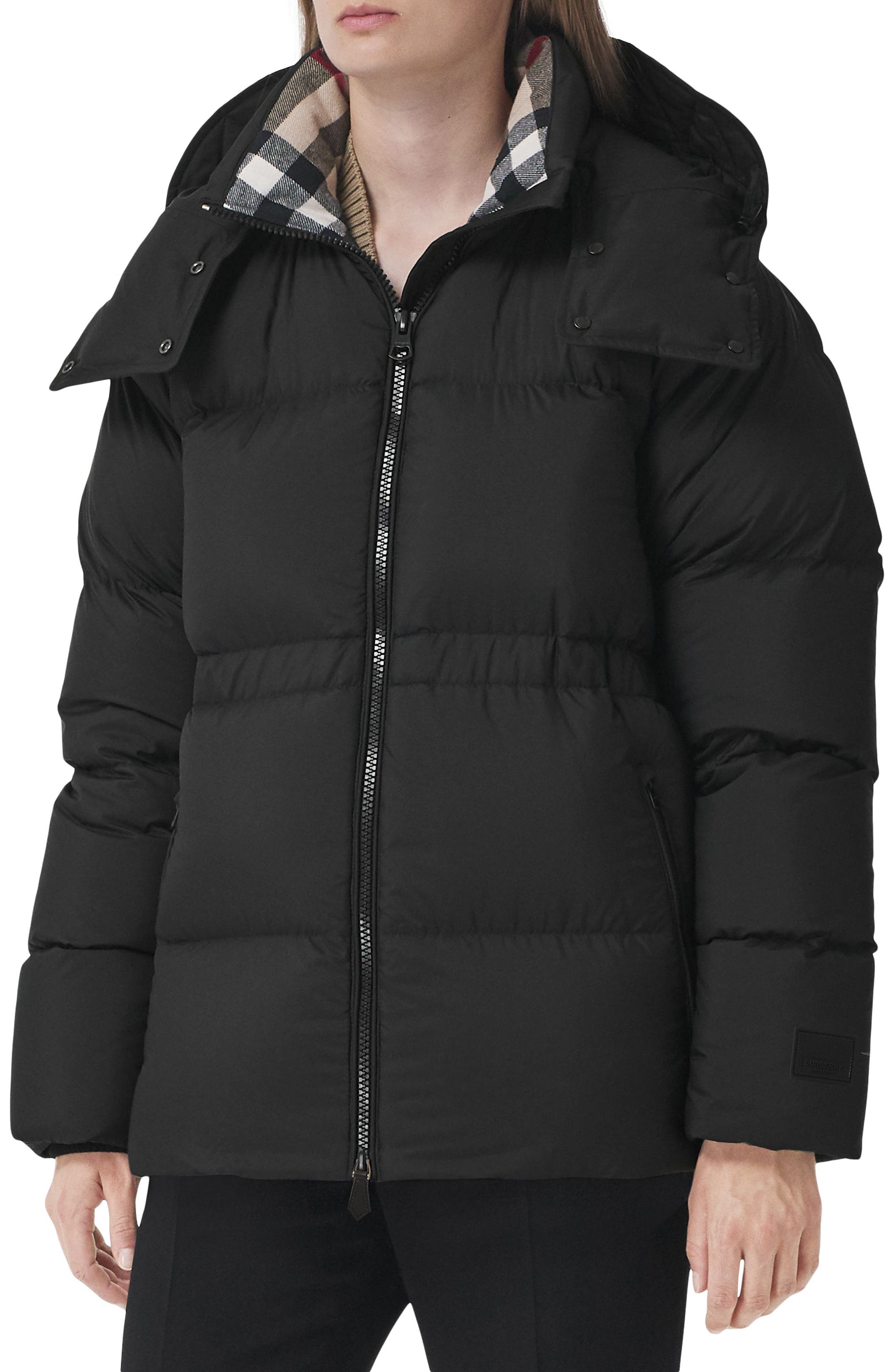 women's burberry bubble coat