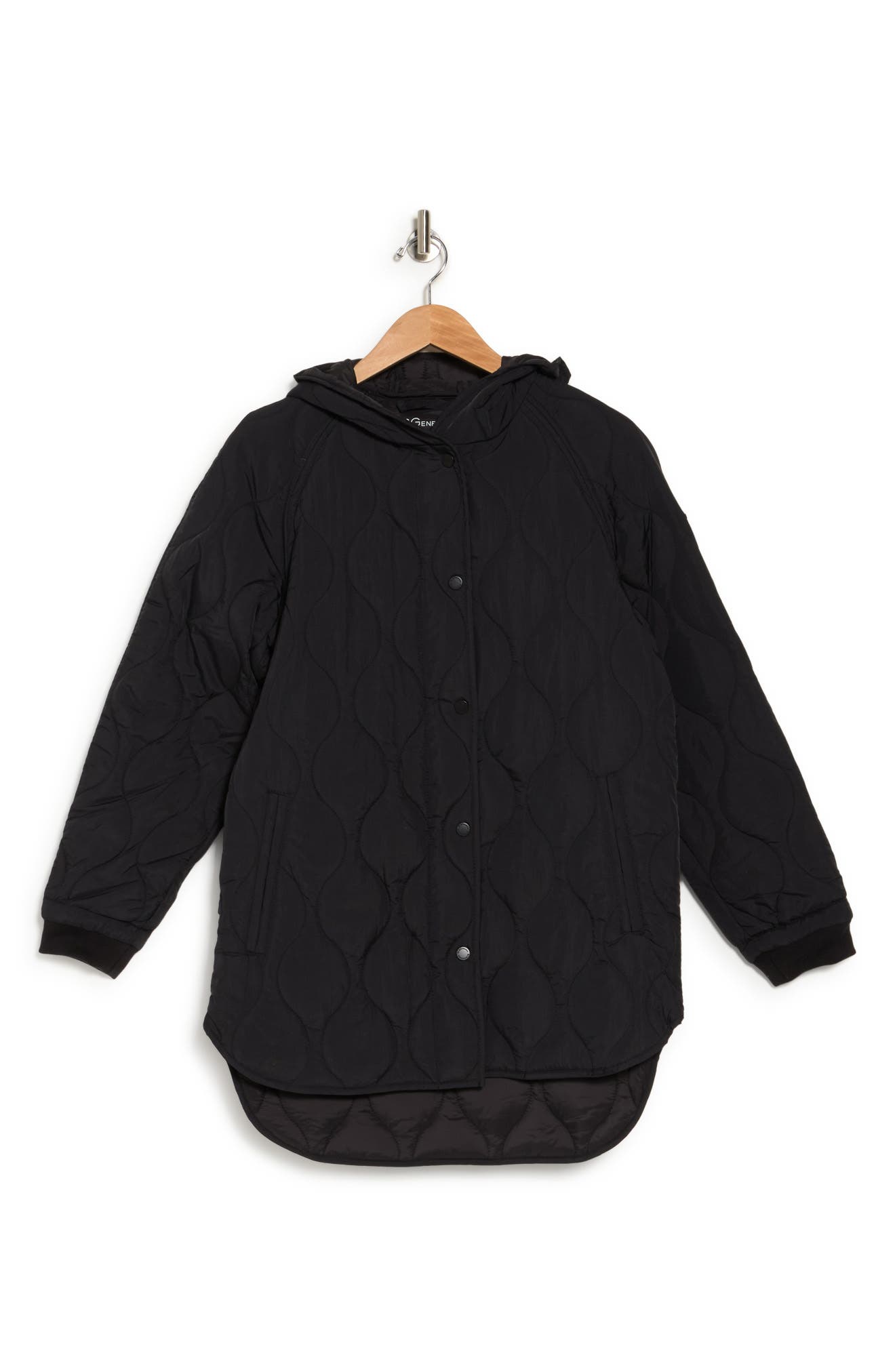 BCBGeneration Onion Quilt Hooded Jacket Nordstromrack
