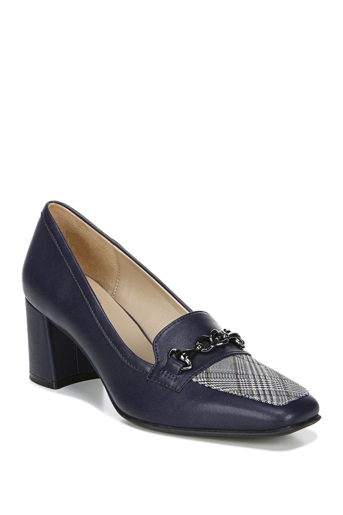 Naturalizer Wynd Block Heel Bit Loafer 