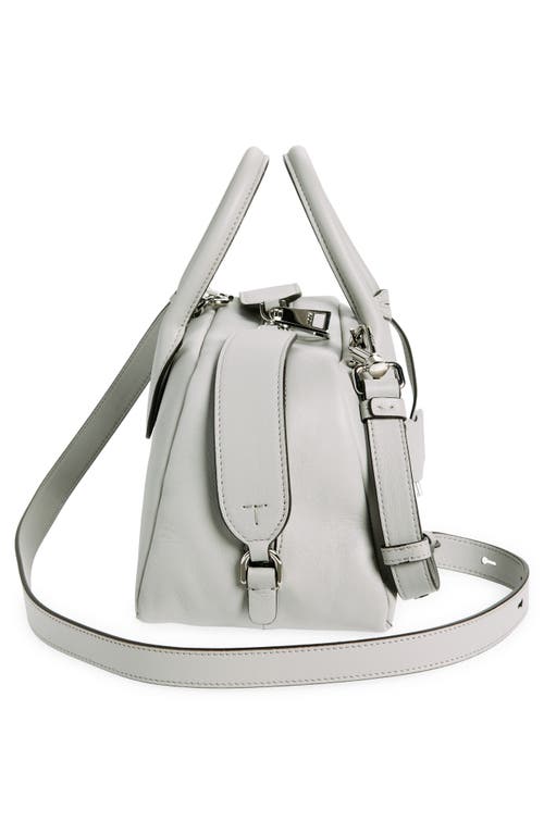 Tod's Small Darsena Leather Top Handle Bag In Gabbiano