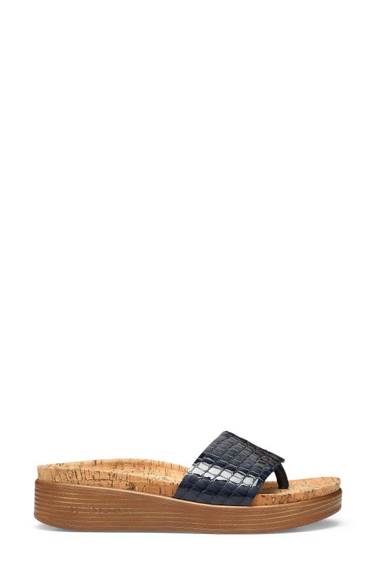 Donald Pliner Fifi Flip Flop In Navy