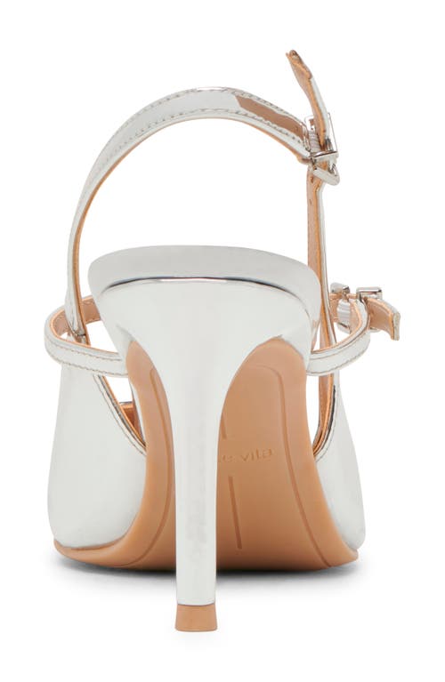 Dolce Vita Kieran Slingback Pump In Silver Mirror