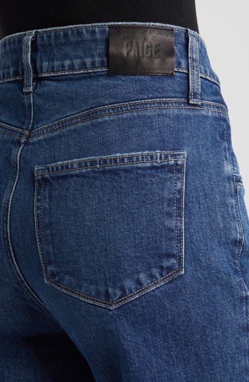 Paige Harper Distressed Wide-leg Jeans In Uma