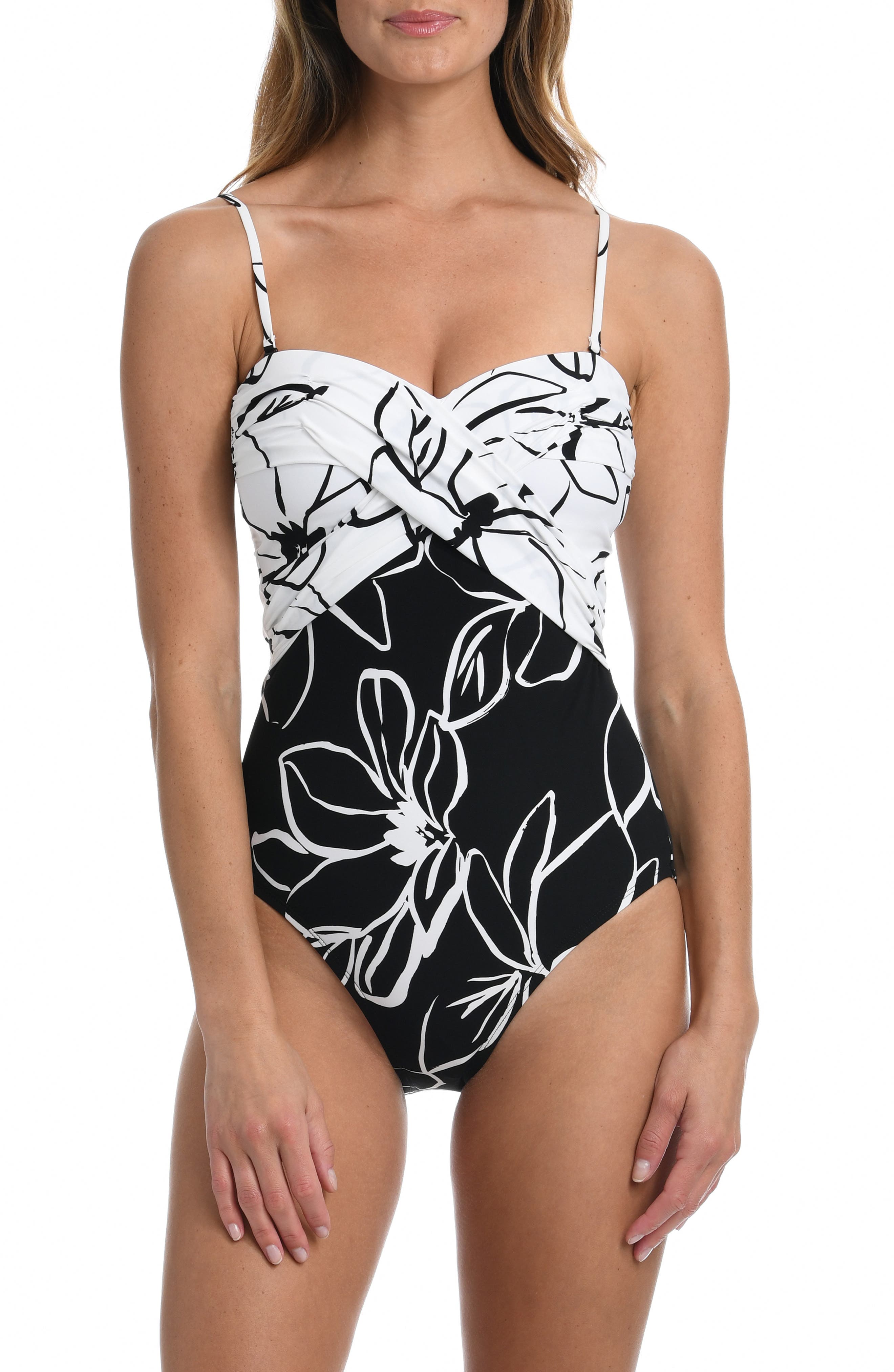 bandeau swimdress one piece