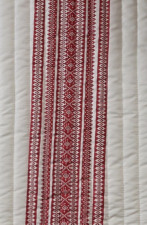 WOVEN & WEFT WOVEN & WEFT STRIPE QUILT & SHAM SET