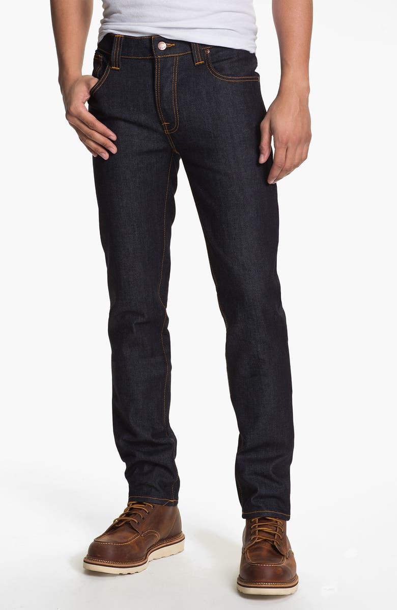 Nudie 'Grim Tim' Slim Fit Jeans (Organic Dry Navy) | Nordstrom