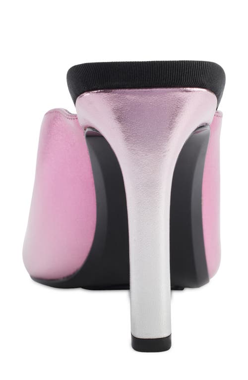 Shop Dkny Cadena Mule In Rose/silver