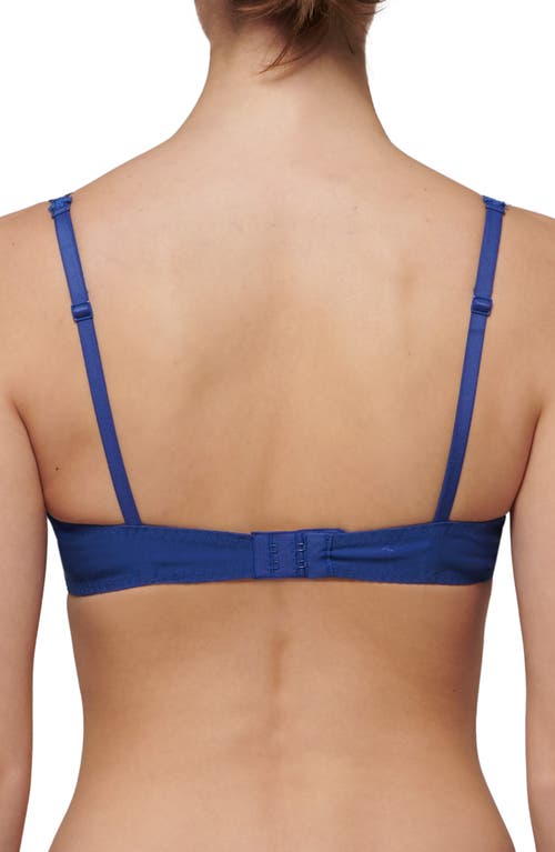 Shop Simone Perele Wish Underwire Demi Bra In Electric Blue