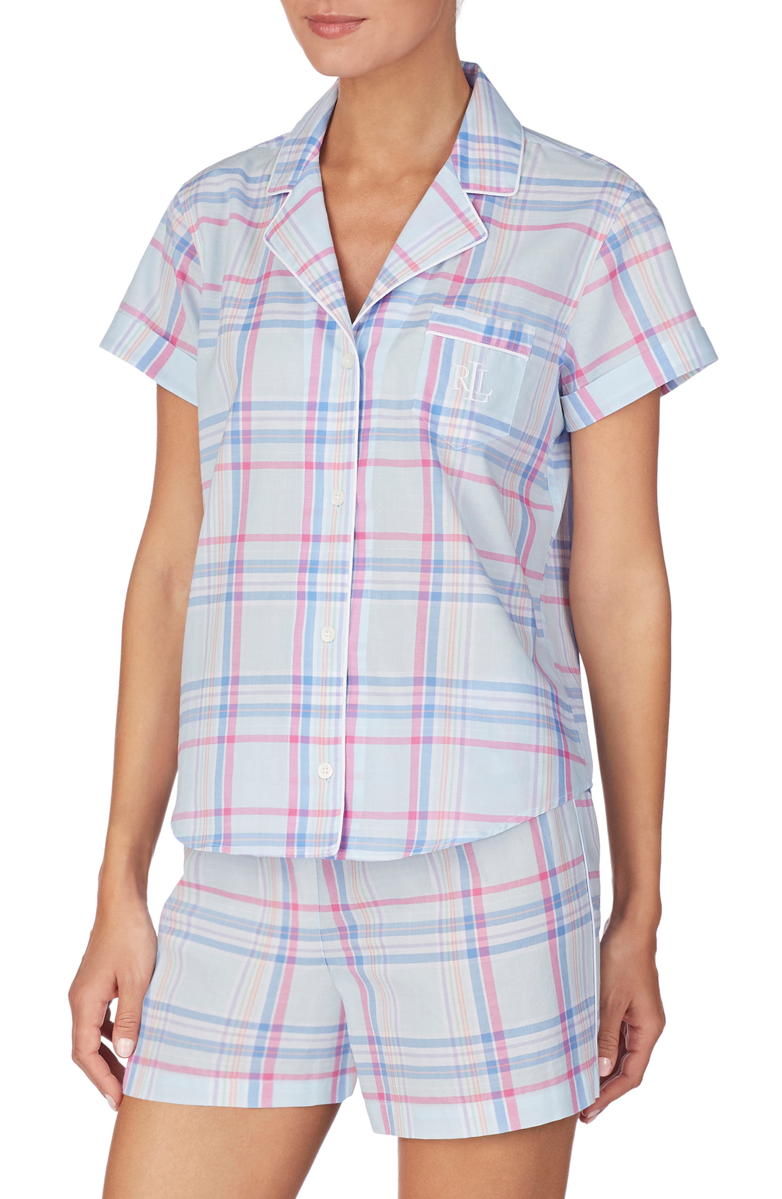Lauren Ralph Lauren Short Pajamas, Blue