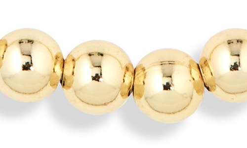 Shop Nordstrom Rack Demi Fine Stretch Beaded Bracelet In Gold