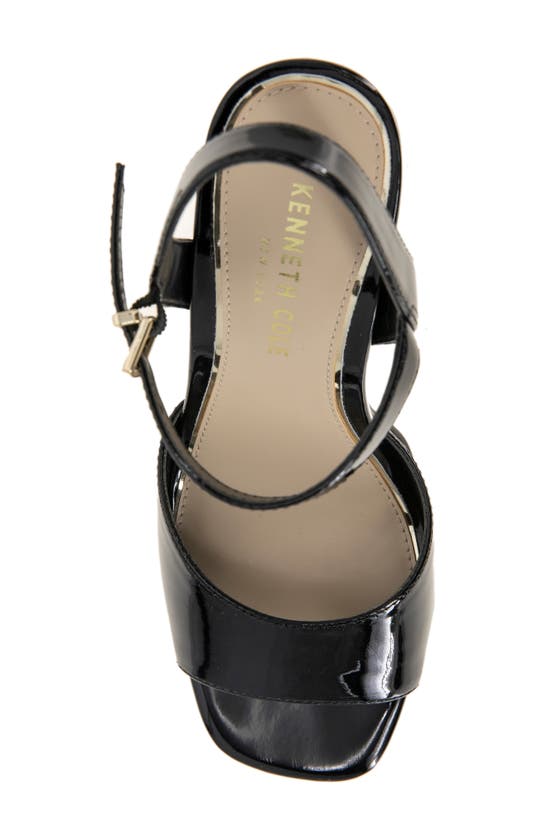 Shop Kenneth Cole New York Dolly Platform Sandal In Black Patent