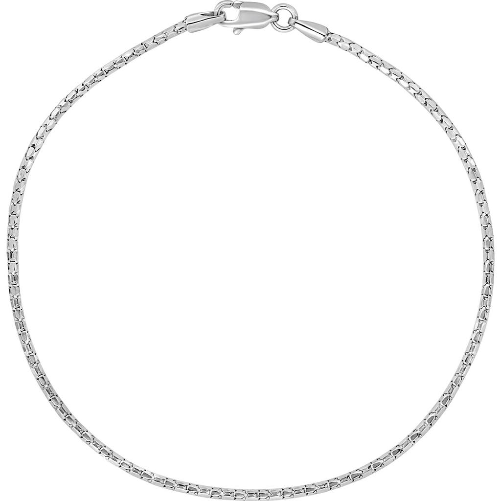 Bony Levy Snake Chain Bracelet In 14k White Gold