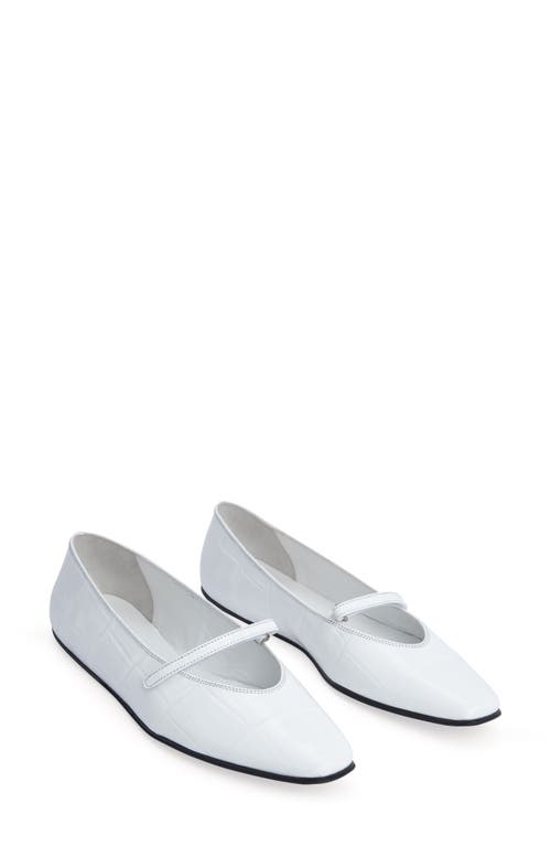 By Far Molly Ballet Flat White at Nordstrom,